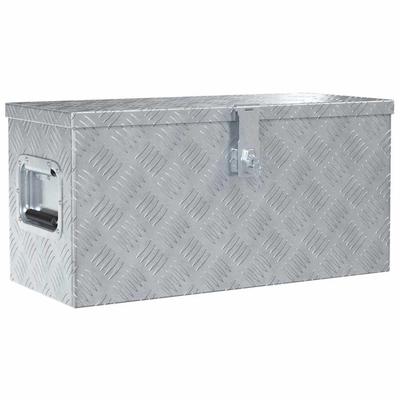 Vidaxl Aluminiumkiste, 61,5 x 26,5 x 30 cm, Silber