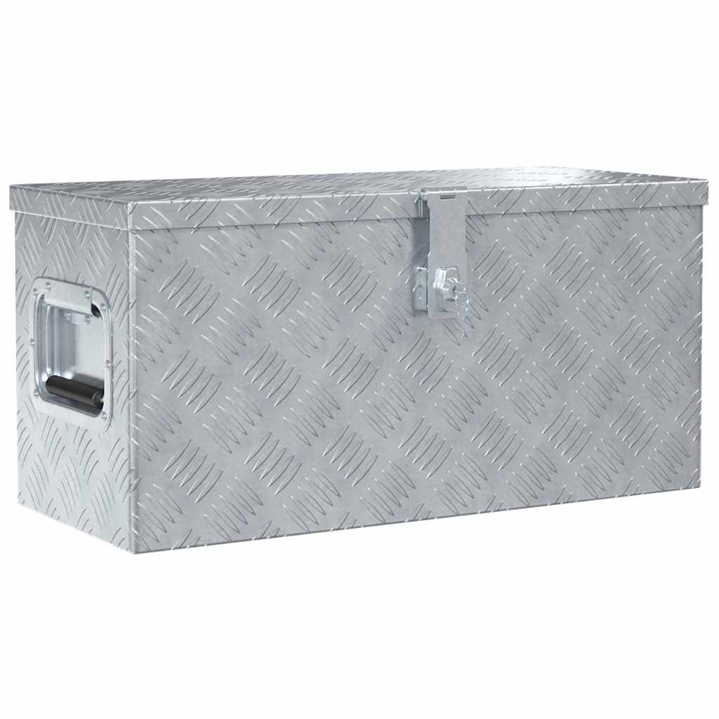 Vidaxl Aluminiumkiste, 61,5 x 26,5 x 30 cm, Silber