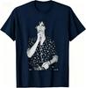 Nick Cave Live Stage Vintage Black White Portrait Gothic Rock Cotton Unisex Short Sleeve Tee Print