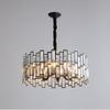 Retro Style Light Luxury Black Chandelier Crystal Living Room Designer Model Home High-end Fashion Art Restaurant Lamp