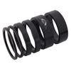 6Pcs Bicycle Fork Spacer Aluminum Alloy Bicycle Headset Spacer Bicycle Front Fork Stem Spacers Kit for MTB Mountain Bicyle