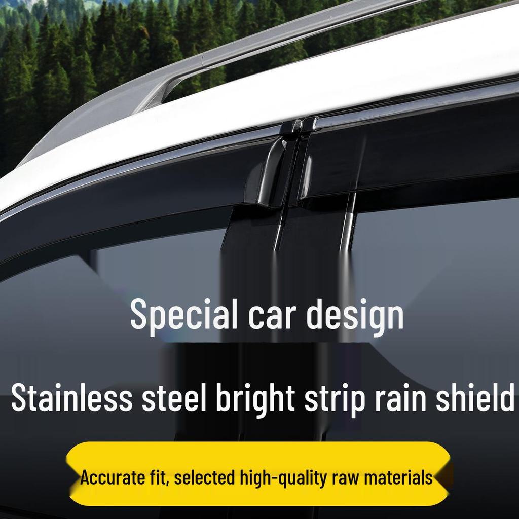 Waterproof Rain Shields for Land Cruiser Prado Windows: Modified Exterior Visors