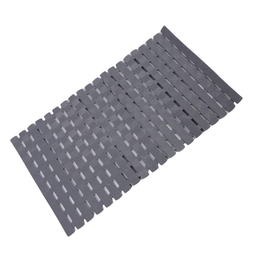 Badewannenmatte Rutschfest mit Saugnäpfen Ablauflöchern Weiche PVC Duschbodenmatte für Badezimmer