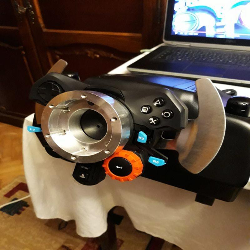 Metal Steering Wheel Adapter Plate Car Wheel Hub Adapter Racing Wheel Accessory
