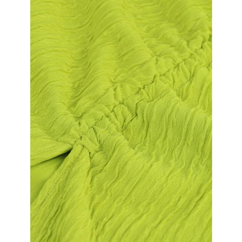 Women's Short-sleeved Body-hugging Skirt Set Slit Skirt Short-sleeved Top Set