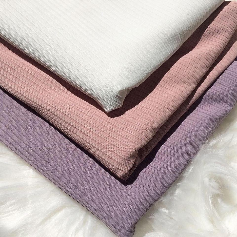 Muslim Knitted Jersey Pleated Hijab Shawls Scarf Solid Color Head Wraps Soft Hijabs Ladies Scarves