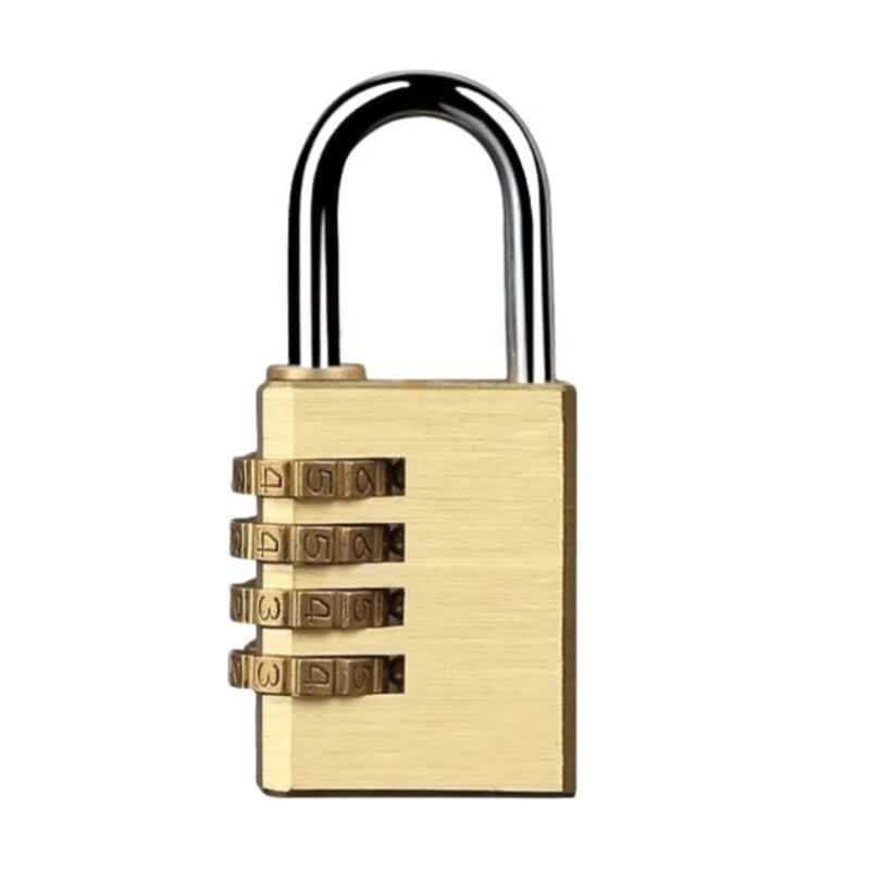 Jingmian Small 4-Digit Copper Combination Padlock