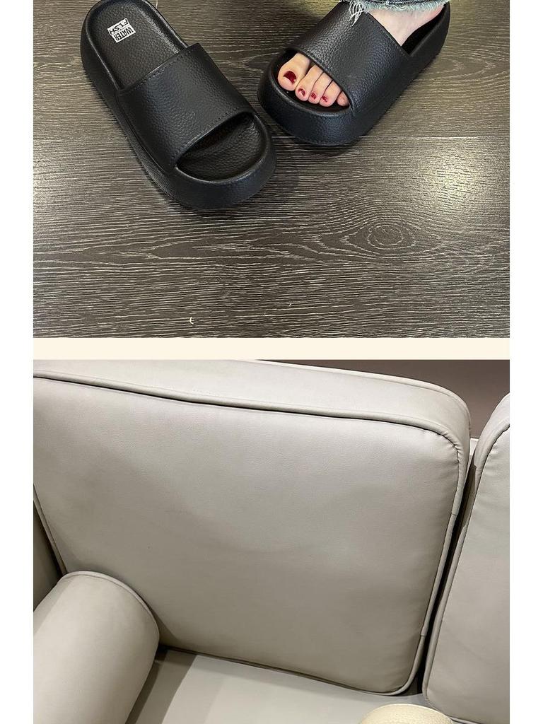 2024 Women's Thick-Soled Height-Boosting Slippers - Summer Outdoor Casual Versatile Beach Comfort Slippers