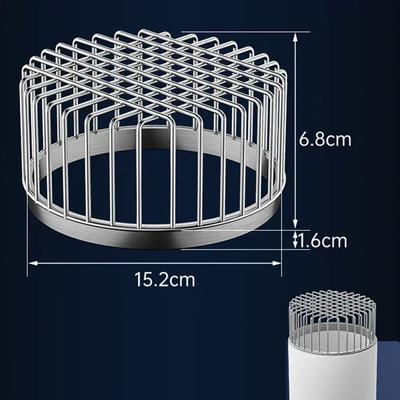 Round Roof Floor Drain Stainless Steel Large Displacement Balcony Drainage Cover Anti-blocking Rooftop Rain Pipe Cap Tools