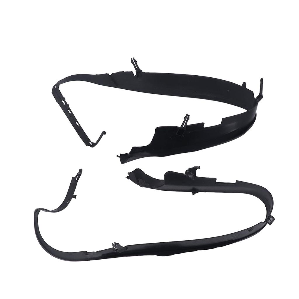 Pair Front Headlight Seal Trim Decoration 4B0941191A Left Right Rubber Replacement for A6 C5 2002‑2005 Facelift