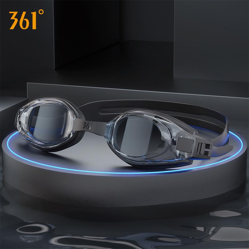 

ot Профессиональные силиконовые водонепроницаемые очки для плавания, противотуманные УФ-очки для плавания с берушами для мужчин и женщин, очки для водных видов спорта Other чёрный