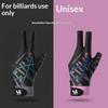 Breathable Soft Billiard Glove Anti-Slip Elastic Professional 3 Finger Fit for Indoor Billiard Sports Game Match Events