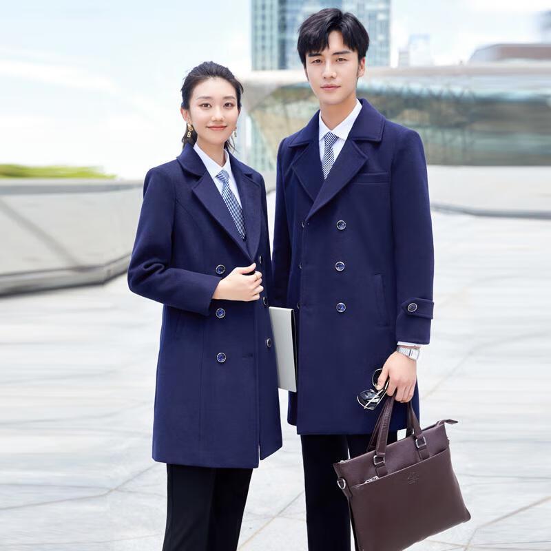 Unisex Autumn/Winter Professional Wool Blend Coat