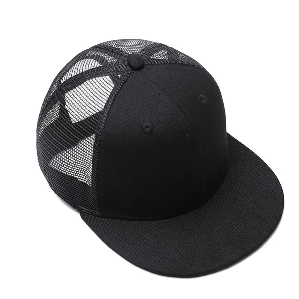 Baseball Cap For Men Women Hip Hop Style Adjustable Wide Brim Breathable Mesh Trucker Hat For Outdoor Sports