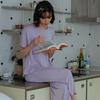 Micromodal Merry Lounge Set Lilac Pink  Fwew074s 