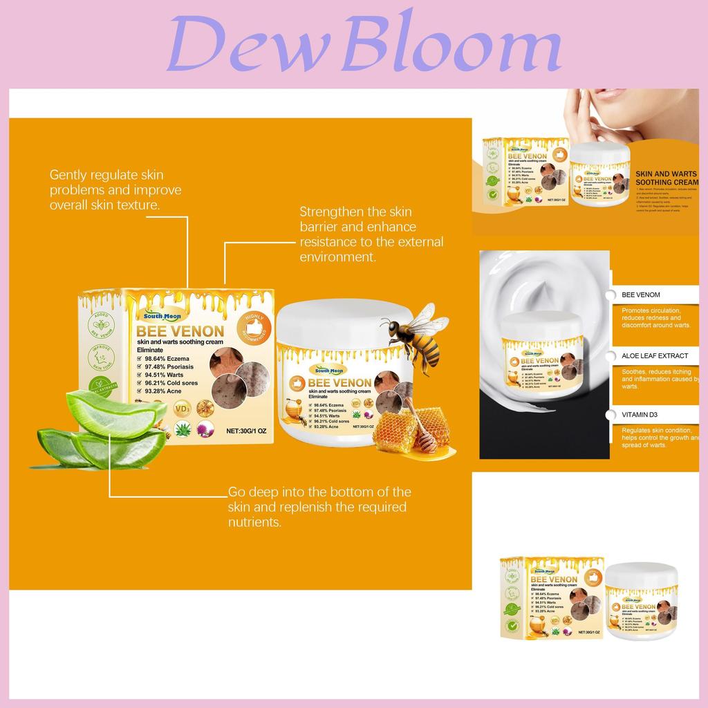 Gentle Skin-smoothing Honey Bee Venom Cream Moisturizing Daily Massage