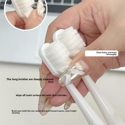 High-quality Fine Soft Bristles Household Adult High-grade Ten Thousand Bristles Wide Head Couple Cleaning Toothbrush
