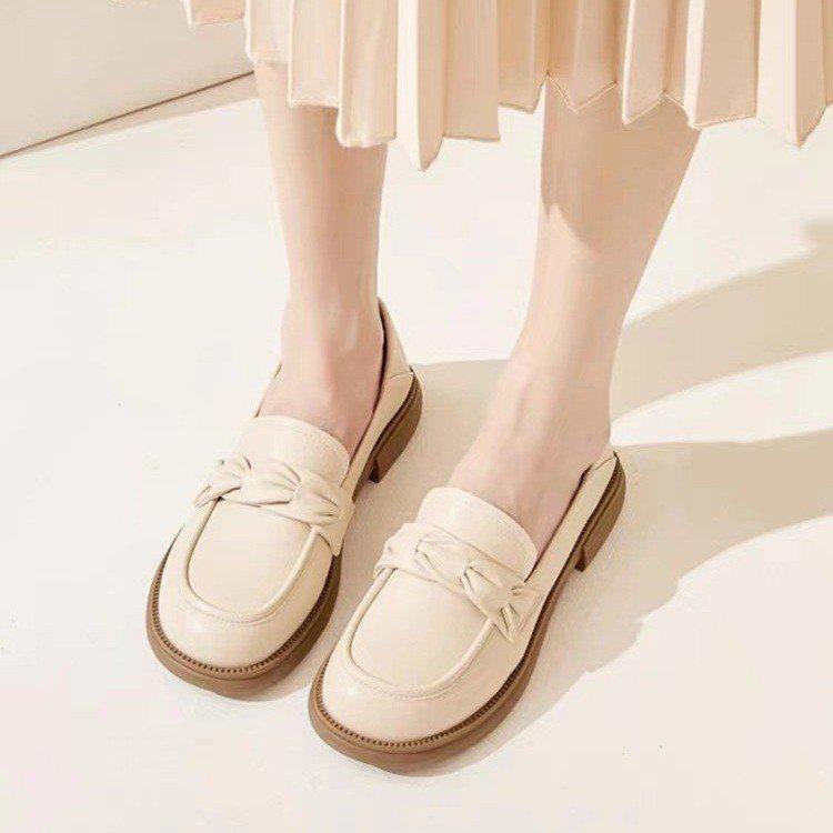 Shoes women's platform new autumn shoes small leather shoes flat single shoes large size women's shoes