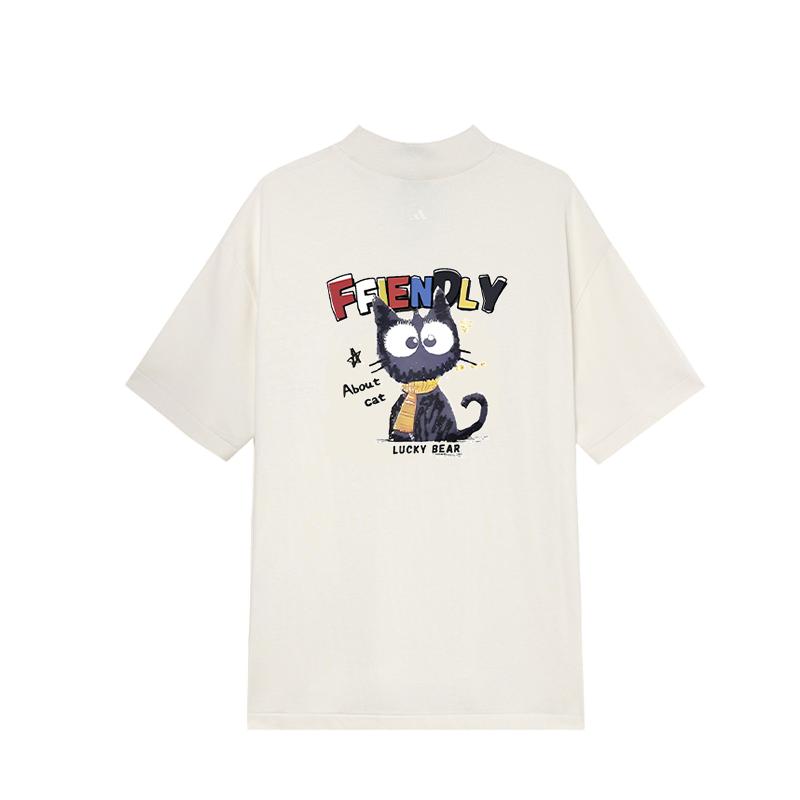 Adidas Basketball The 2025 Collection Chapter 01 Casual Comfortable Short Sleeve T-Shirt Unisex Tops White JE3762(TEAM702-B3.3.4)