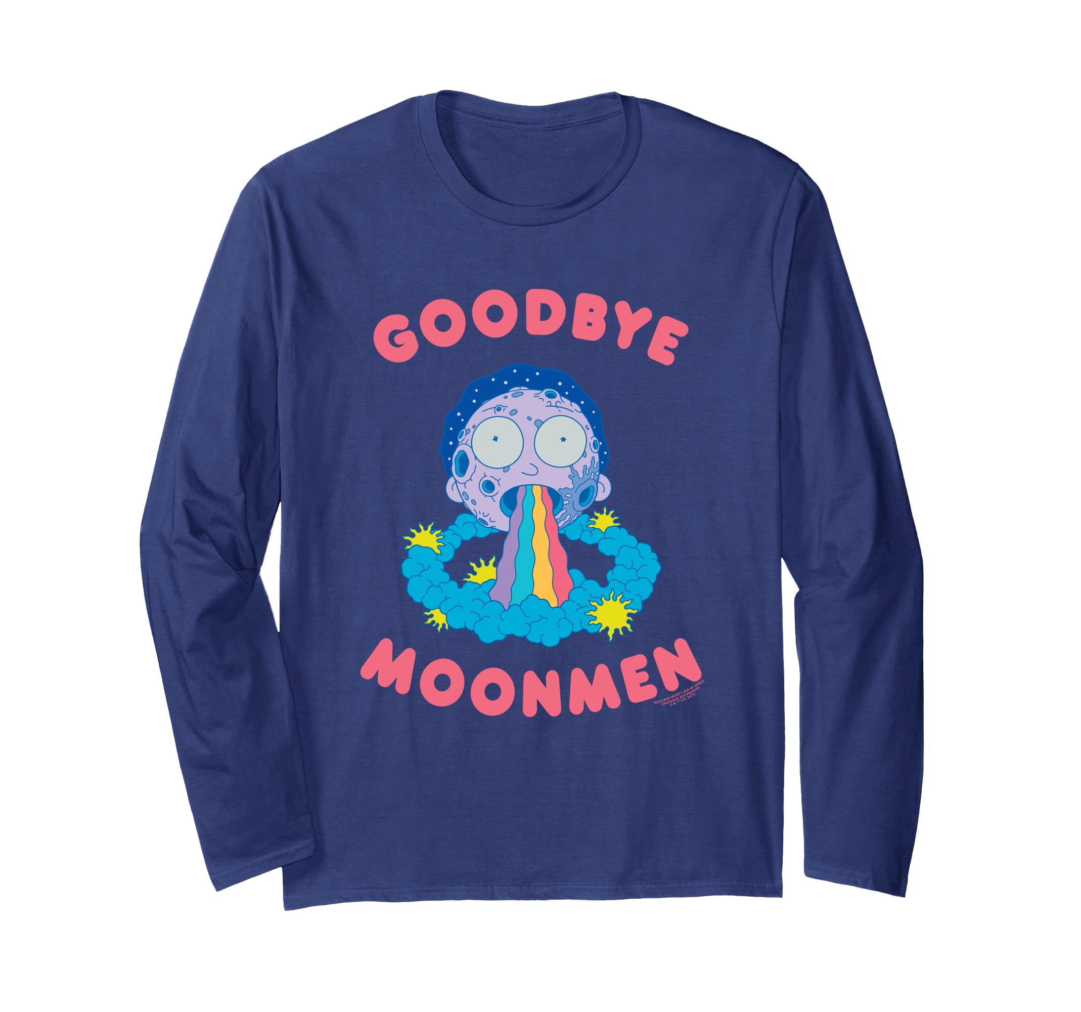 

Rick and Morty Goodbye Moon Men Long Sleeve T-Shirt