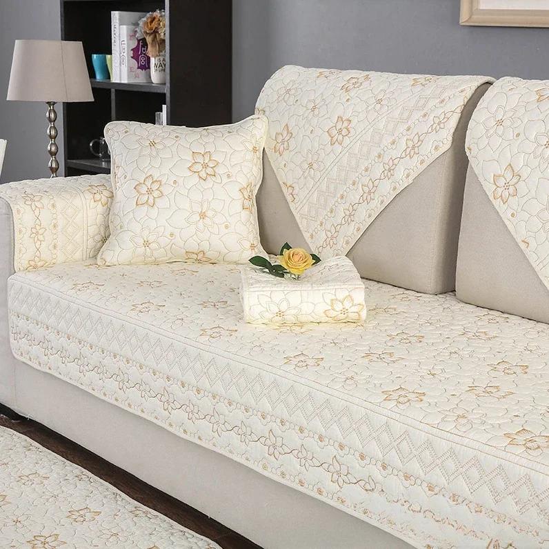Thick Sofa Cover Soft Towel Couch Cushion Living Room Sofas Covers Non-slip Corner Sofa Seat Mat Chair Covers