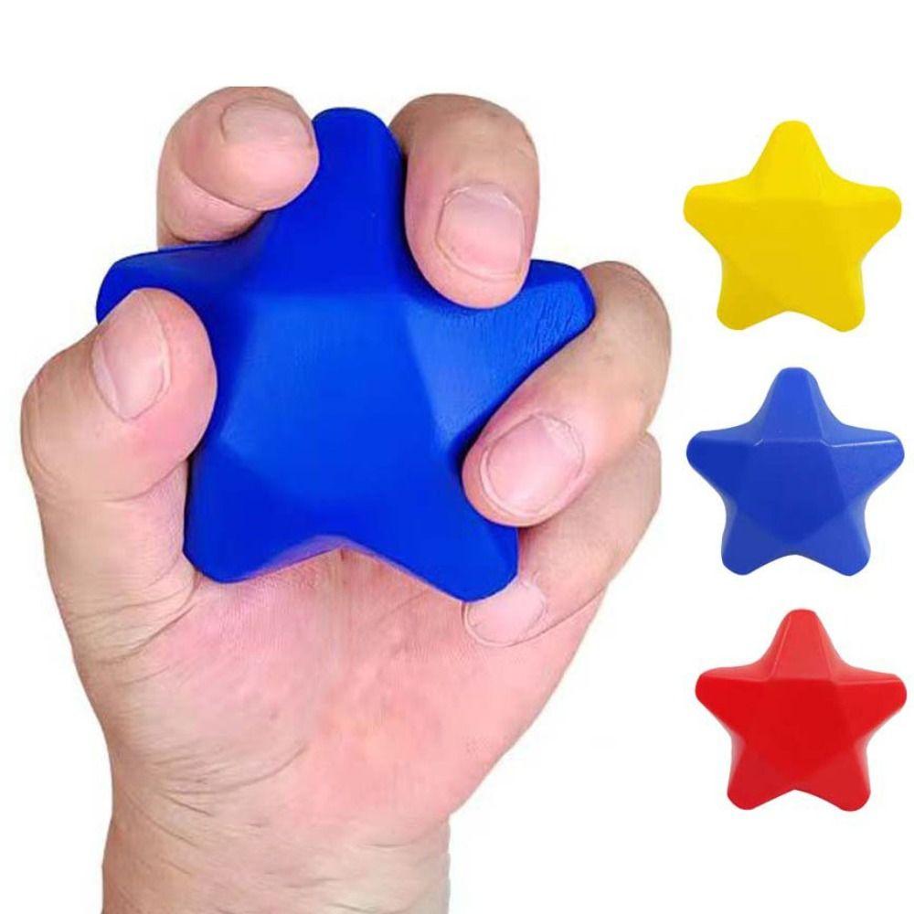 

Comfort Grip Strengthener Five-finger Finger Trainer New Grip Strength Ball жовтий