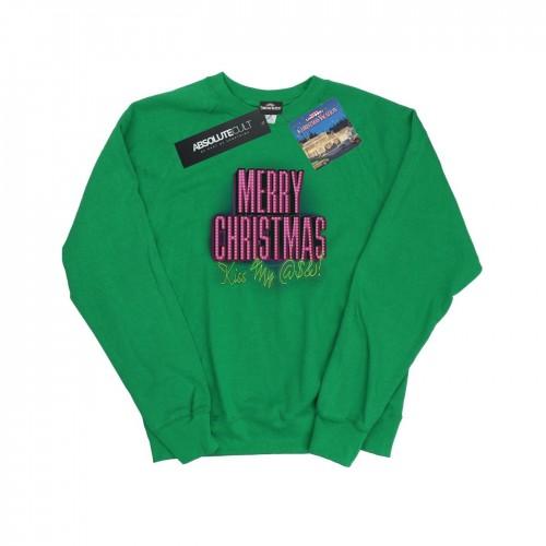 National Lampoon´s Christmas Vacation Womens/Ladies Kiss My Ass Sweatshirt