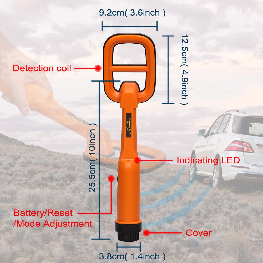 Tanxunzhe TC-120 Waterproof Diving Metal Detector for Outdoor Treasure Hunting
