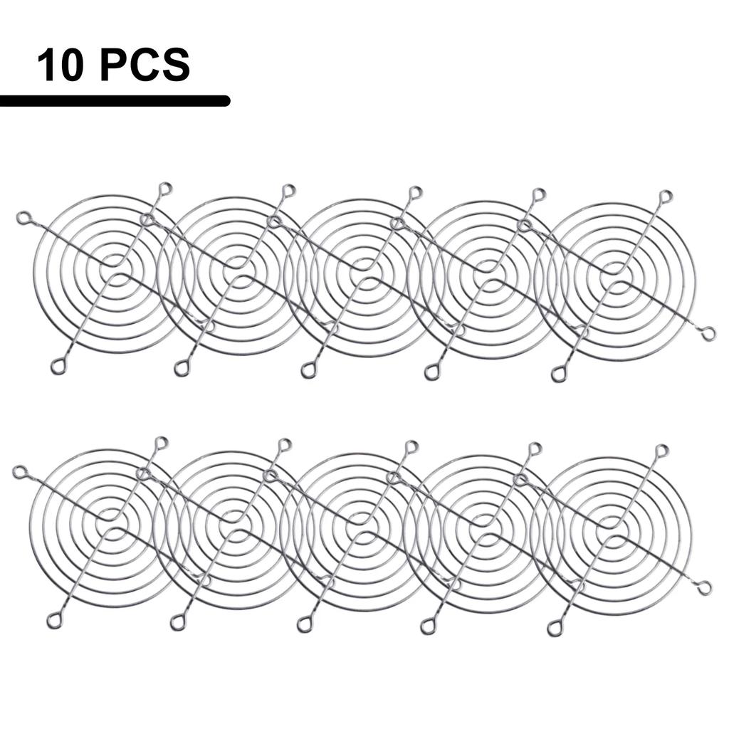 Grille de protection pour ventilateur de refroidissement en métal 90 mm Filtre net de protection contre les radiations Installation facile Efficacité de refroidissement optimale