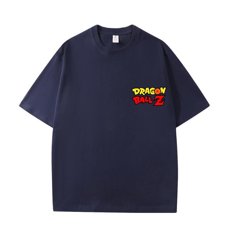 Dragon Ball Goku T-shirt Loose Cotton Casual Top Cartoon Anime Dragon Ball Printed Summer Short Sleeve