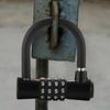 4-digit Code U-shaped Lock Zinc Alloy Wheel Locker Durable Password Lock  Bicycle Motorcycle