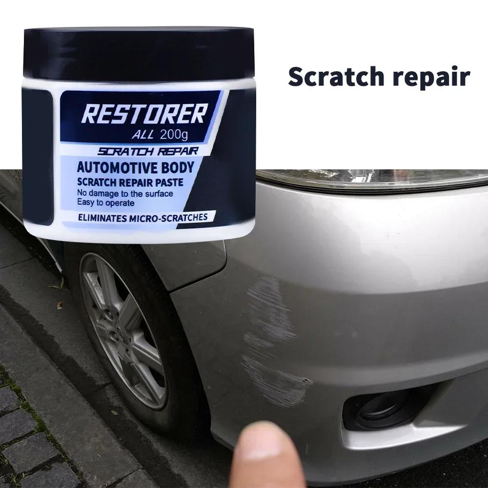 Eliminator Zgârieturi Reparator Zgârieturi Vopsea 200g Elimină Zgârieturile de Vopsea cu Eliminator Zgârieturi Auto și Compound de Lustruire Funcționează Pe