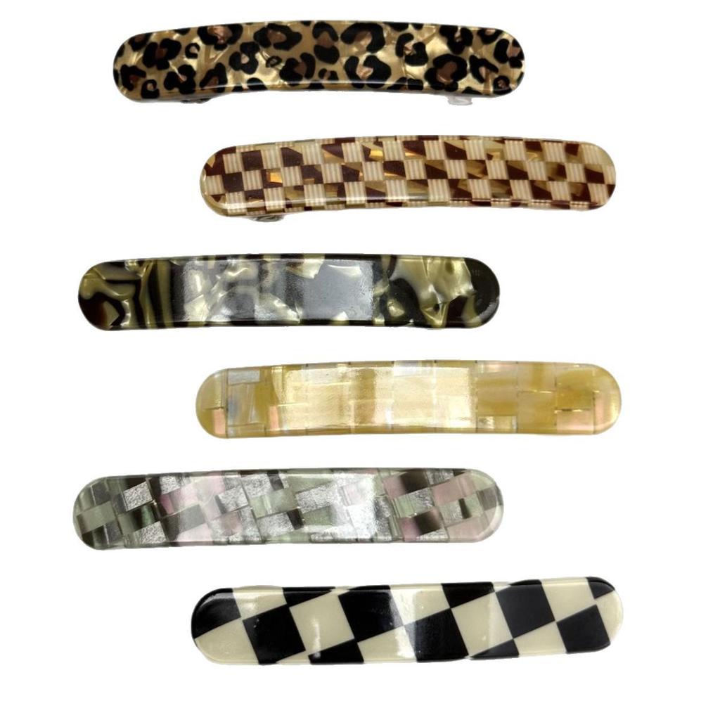 Exquisite Leopard Print High-End Spring Hair Clip - Perfect for Half-Up Hairstyles and Elegant Back-of-Head Hairdos