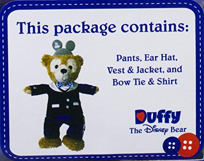 America California Disney Resort 60th Anniversary Diamond Celebration Duffy Costume 43cm [item]