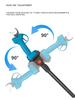 3 IN 1 Brushless Telescoping Pole Electric Chainsaw 3500W High Branch Scissor Gardening Power Tool For 18V Battery