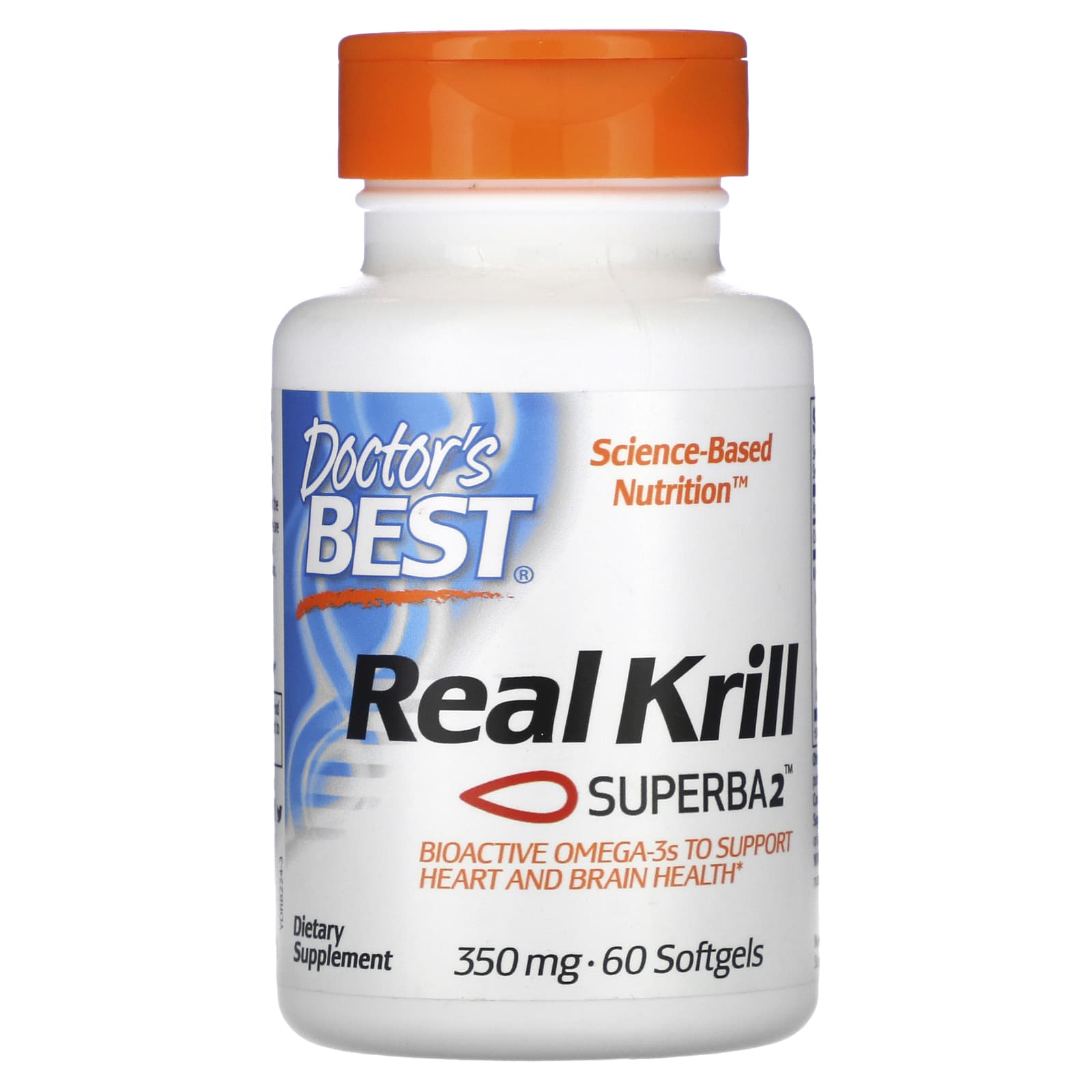 

Doctor s Best, Real Krill, 350 mg, 60 softgels