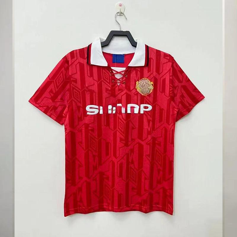 Classic Red Devils Jersey, Host and Guest No. 7 Ronaldo No. 10, Rooney Single Top, Retro Football Jersey, One Piece Will Be Sent On Behalf of You.