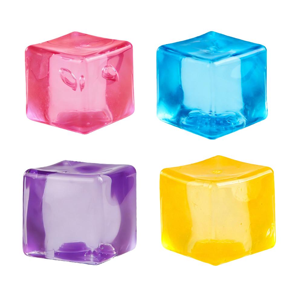 New Square Stress Fidget Toys Stress Relief ADHD Autism Sensory Toys Soft Squishy Toys Party Favors Gifts