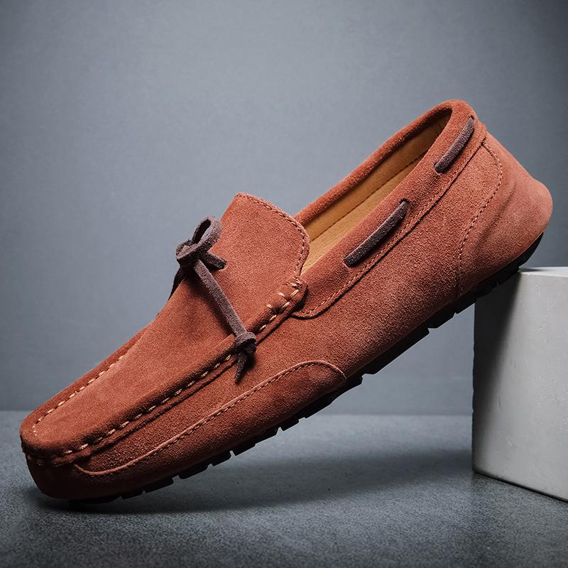 

Летние мокасины мужские туфли замшевые дышащие туфли для вождения на лодочке кроссовки ручной работы мужские мягкие ретро плоские дизайнерские туфли 47 красный