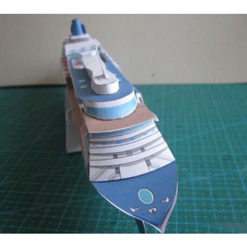 3D Sestavitelný papírový model Asuka Výletní loď Měřítko 1/800 (II)