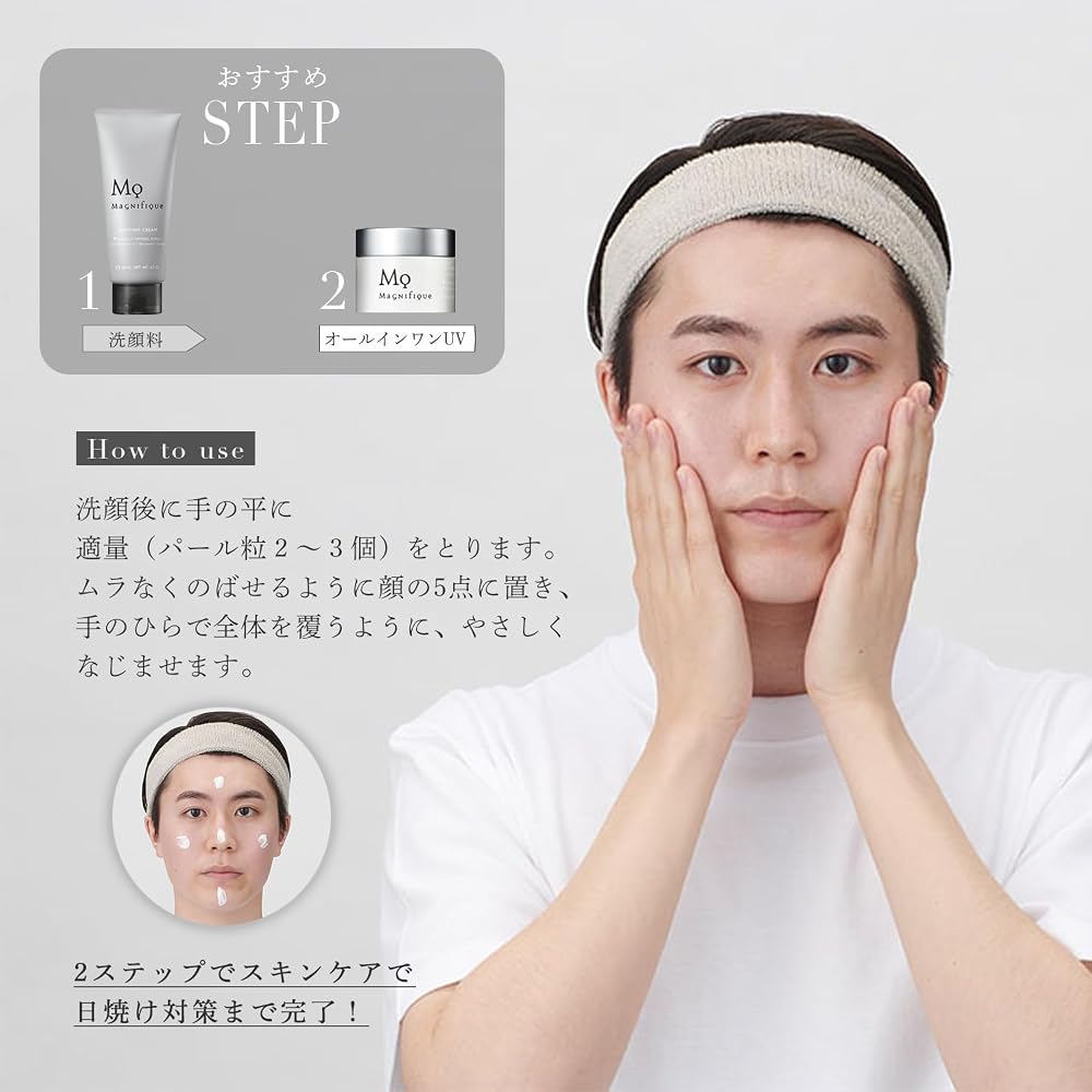 MAGNIFIQUE All-in-One Gel UV Men's Skincare Sunscreen SPF50+ PA++++ 100g
