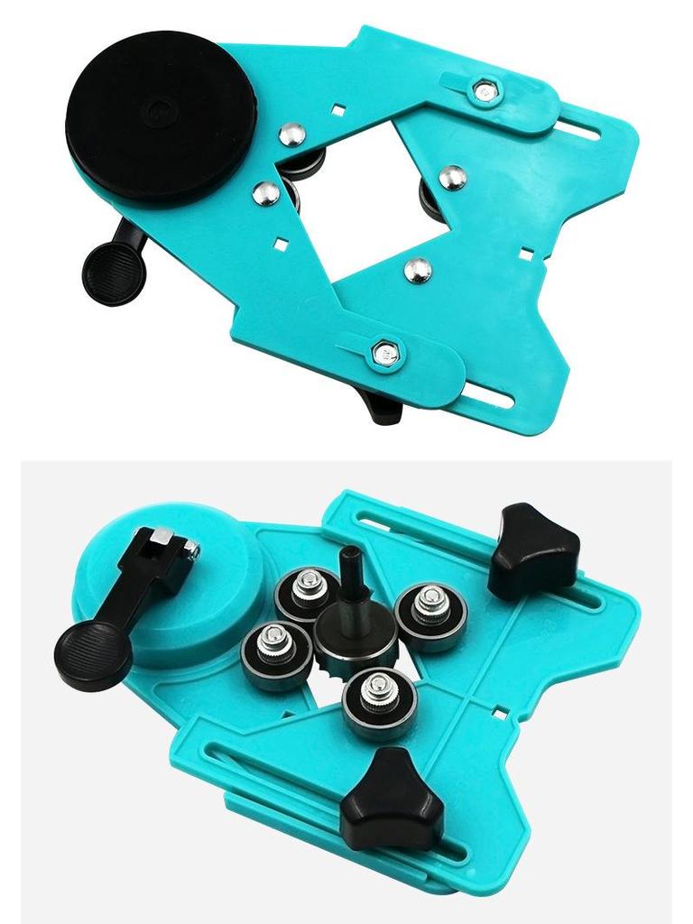Tile Punch & Chamfer Locator for Glass and Marble