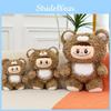 Scarf Cute Teddy Bear Dress Upplush Toy For Kids Gift Collectors And