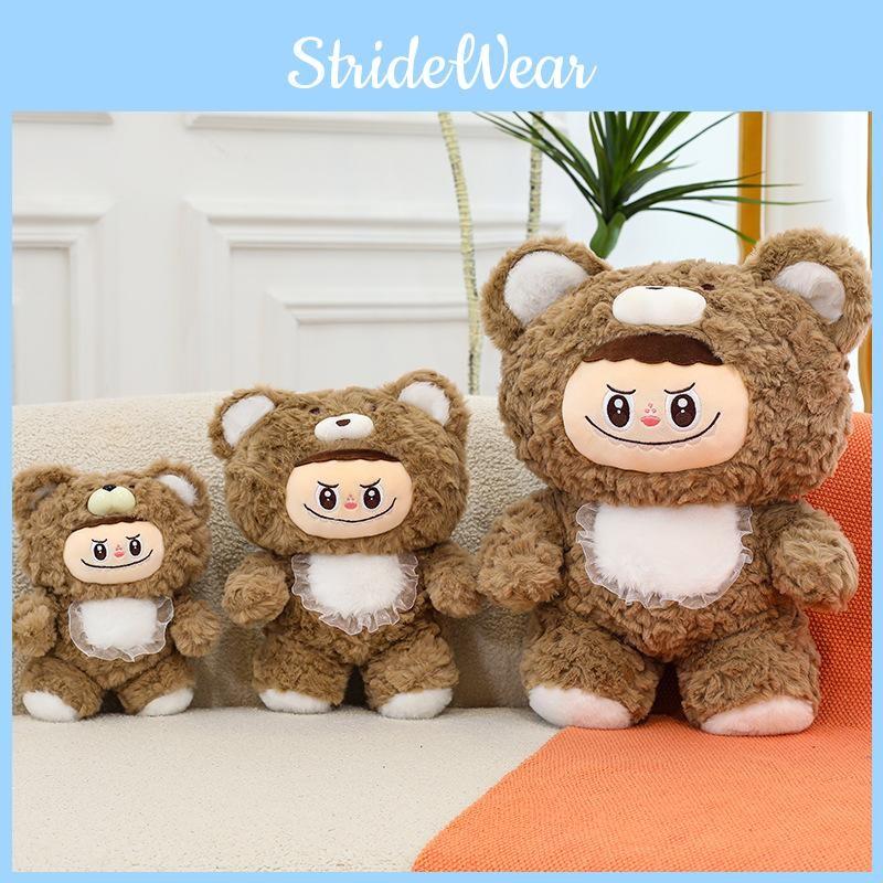 Scarf Cute Teddy Bear Dress Upplush Toy For Kids Gift Collectors And