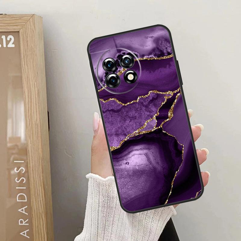 Niebieskozielony Złoty Agatowy Marmurkowy Pokrowiec Dla OnePlus 11 12 9 10 Pro 9R 10R 10T 12R OnePlus Nord N30 N20 N10 CE 4 2 3 Lite