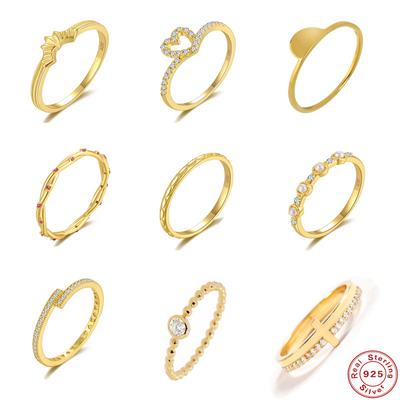 S925 Sterling Silver Rivet Flower Love Pearl High-End Low-Key Fashion Design Ring Ring Tail Ring