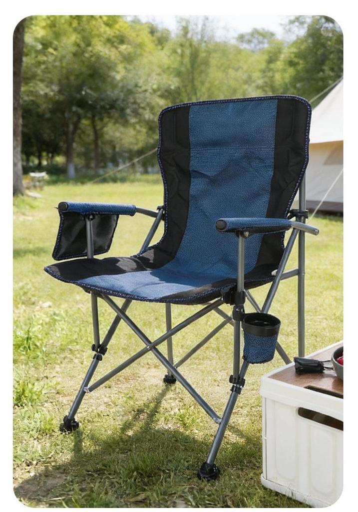 Portable Outdoor Folding Sea Dog Camping Chair with Armrests