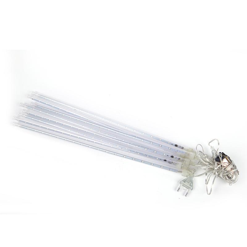 LED Meteor Shower Solar String Lights - Waterproof Outdoor Holiday Tree Decoration