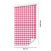 Wallpaper Fabric Pattern Powder Pink, White and Pink 50x1000