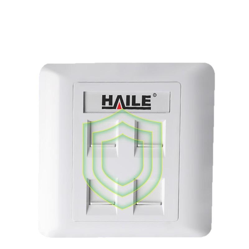 HAILE Type 86 White Four-Port Network Panel HT-8604 for Telephone Modules.